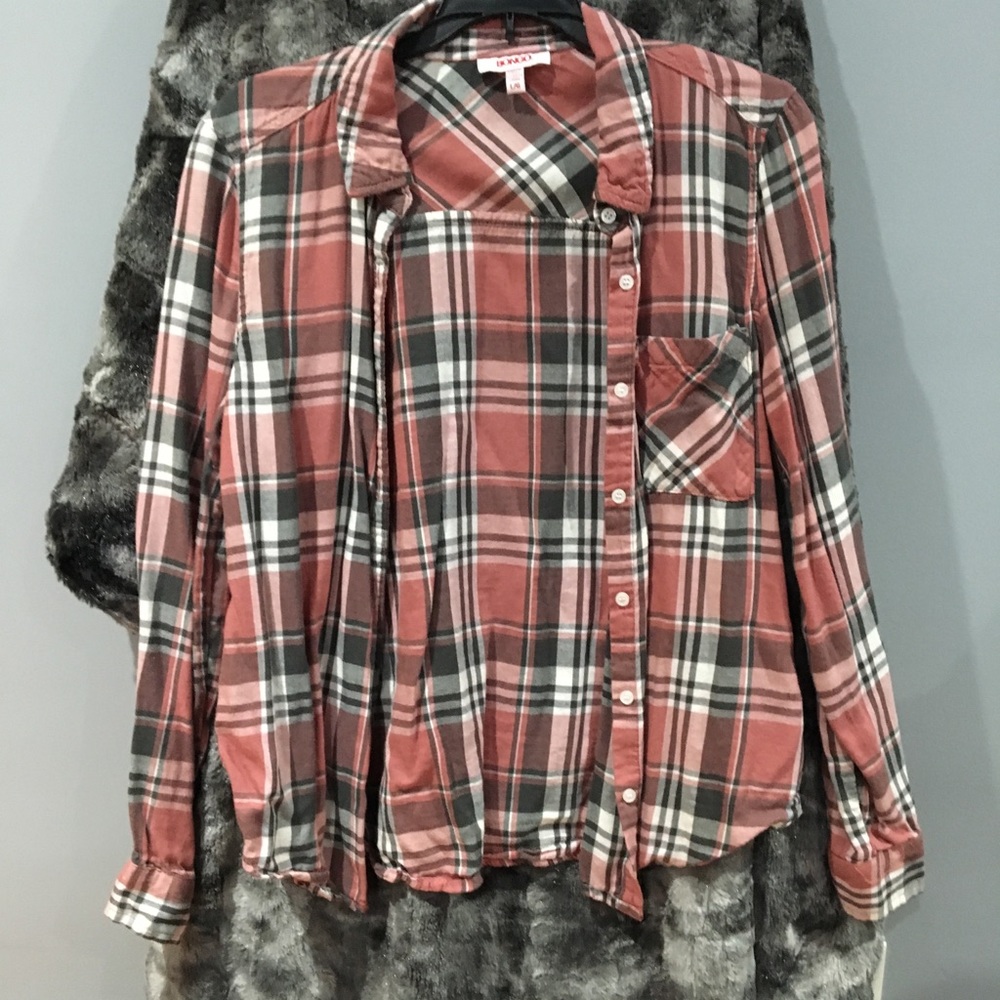 Plaid button up shirt